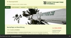 Desktop Screenshot of forstfachbetrieb.de