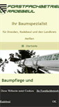 Mobile Screenshot of forstfachbetrieb.de